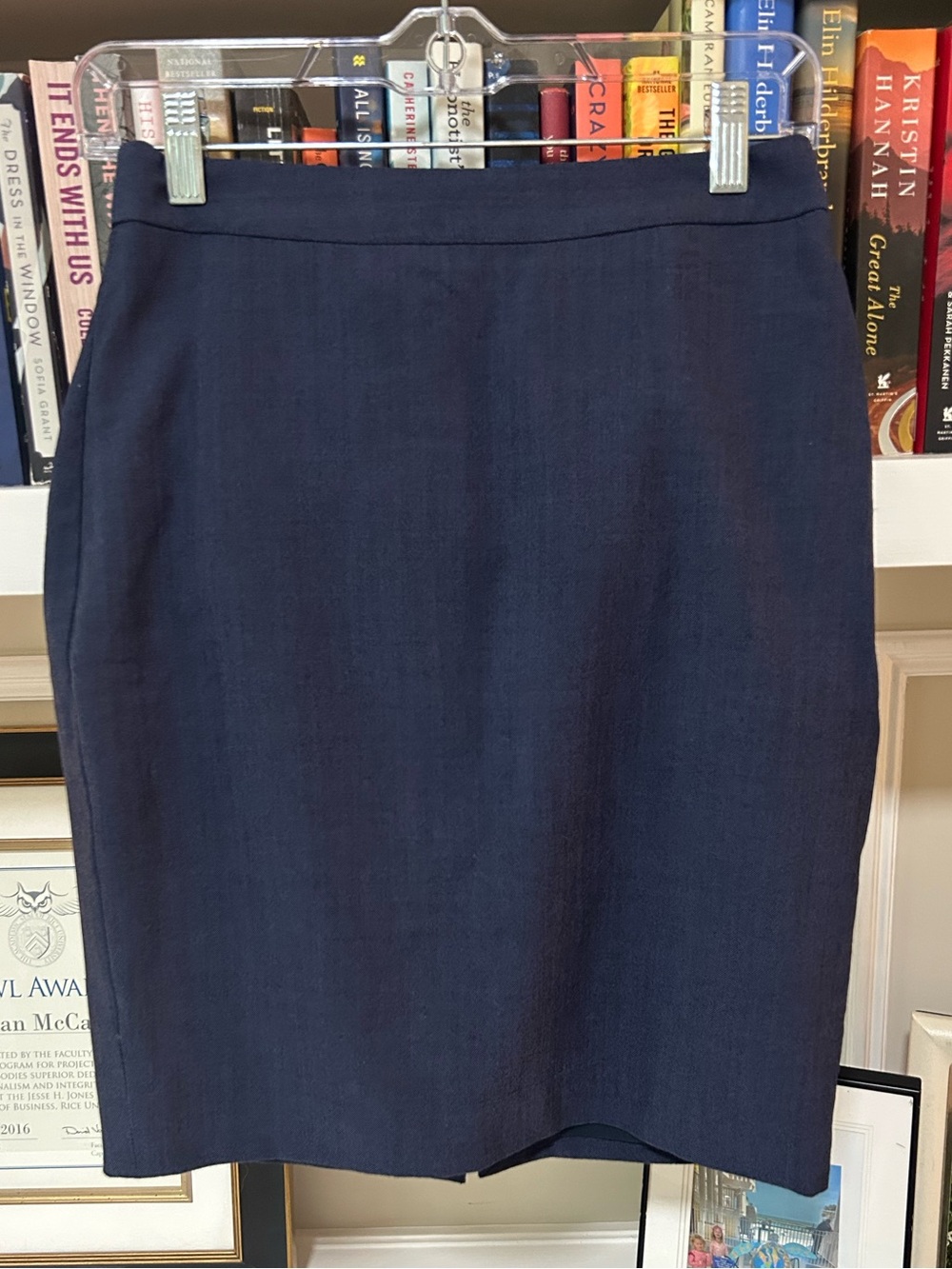 Banana Republic Classic Navy Pencil Skirt - Women's Tailored Workwear Petite 0